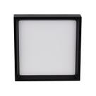 Luminaria quadrado deep sobrepor 22w 3000k plafon preto sth20904pto/30