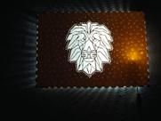 Luminária quadro artesanal em tubo de pvc