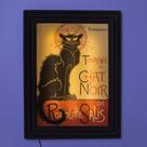 Luminária Quadro Chat Noir Luminária Quadro Chat Noir