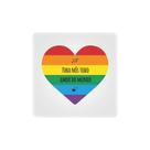 Luminária Quadro Quadrinho Decorativo Iluminado Presente Criativo - Todo Amor Rainbow Arco Íris