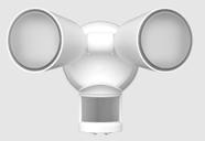 Luminária RAB LU160W Sensor de movimento ajustável 3000K-5000K Luminária RAB LU160W Sensor de movimento ajustável 3000K-5000K