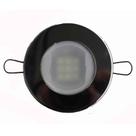 Luminária Redonda LED Inox 24V Branco Frio