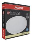 Luminária Redondo Sobrepor 18W Bivolt 4000K 22Cm Avant