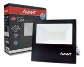 Luminária Refletor 30w Led Bivolt A Prova Dagua Branco Frio