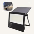 Luminaria Refletor Led Recarregavel Energia Solar Aluminio