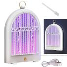 Luminaria Repelente Armadilha Pega Inseto Mosca Mosquito Pernilongo Luz Ultravioleta Choque Usb Portatil Previne Doenças