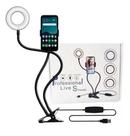 Luminária Ring Light Suporte Articulado Mesa Live Stream Controle