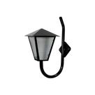 Luminária Romana Braço Parede Alumínio Preto 56x31cm Luminária Romana Braço Parede Alumínio Preto 56x31cm
