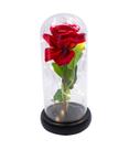 Luminária Rosa Encantada A Bela E A Fera 24x12cm Disney