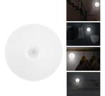 Luminária Sensor De Movimento Luz Usb Recarregável Botão