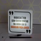 Luminária Slim Box Ter com Quem Contar Luminária Slim Box Ter com Quem Contar