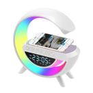 Luminária Smart Station Alto Falante Carregador Sem Fio