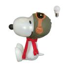Luminária Snoopy Aviador Cachorro Charlie Brown com Lâmpada LED