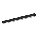 Luminária Sobrepor Taschibra Vetor Led Linear 35w Bivolt Preta 4000k Luz Neutra