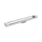 Luminaria sobsobrepor 2xt8 60cm aletada branca