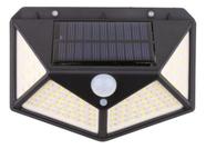 Luminária Solar 100 Leds Sensor Presença À Prova D' Água Luminária Solar 100 Leds Sensor Presença À Prova D' Água