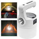 Luminaria Solar 2 Em 1 Lanterna Dupla Fonte Luz Led A prova De Agua Portatil Acampamento Resistente Iluminaçao Camping Lampada Luz Segurança SOS Ambie