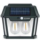 Luminária Solar 2 Lâmpadas Luz Led Arandela Sensor Presença ON-LU04