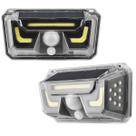 Luminaria Solar Arandela Kit 2 Uni Sensor de Presença Lampada Spot Parede Led Externa Bionic Rua Casa Varanda Quintal Jardim Iluminaçao Segurança