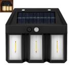 Luminaria Solar Arandela LED Sensor de Movimento Presença Filamento Iluminaçao Ambiente Externo Jardim Quintal Entrada Luminaria Solar Arandela LED Sensor de Movimento Presença Filamento Iluminaçao Ambiente Externo Jardim Quintal Entrada