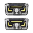Luminaria Solar Arandela Parede Kit 2 Uni Iluminaçao Led Parede Luz Externa Bionic Sensor Movimento Presença Rua Varanda Jardim Quintal