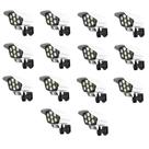 Luminaria Solar Camera Falsa Kit 12 Uni Sensor De Proximidade 77 Leds 3 Funções Iluminaçao Rua