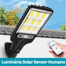 Luminária Solar com Sensor de Movimento à Prova dágua para Rua, Jardim, Fazenda