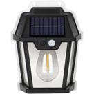 Luminaria solar com sensor para jardim