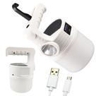 Luminaria Solar Lanterna 2 Em 1 Duplo Led Gancho Pendurar Portatil A Prova De Agua Lampada Camping Iluminaçao Segurança Luz SOS Acampamento Segurança