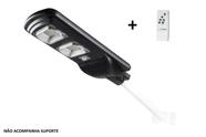 Luminária Solar Led 100w Poste Rua Publica C/Sensor e Controle