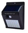 Luminária Solar Led Parede Sensor De Movimento Presença