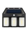 Luminária Solar LED Sensor Presença Jardim Parede Luxo Top