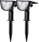 Luminaria solar led verde Luminaria solar led verde