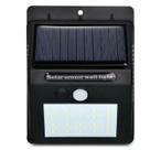 Luminária Solar Parede Sensor Presença Leds Potente