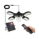 Luminária Solar Pendente 1000LM 192LED Com Sensor De Movimento Duplo Para Uso Interno E Externo Em