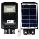 Luminaria Solar Poste LED 50w Sensor Proximidade Controle Quintal Jardim Rua