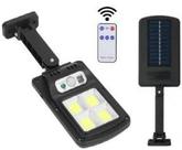Luminária Solar Poste Rua Refletor Sensor Movimento Prova DÁ