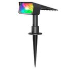 Luminária Solar Spot Espeto de Jardim Refletor Luz Colorida LED RGB Potente Vermelho, Verde e Azul PopSpot