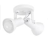 Luminária Spot Caneco Duplo Branco 2 Lamp. Luminária Spot Caneco Duplo Branco 2 Lamp.