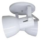 Luminária Spot Duplo Branco 2 Lamp. - Juni
