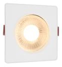 Luminária Spot Led 7w Dicroica Branco Quente Direcionável Embutir Quadrado Bivolt 110/220 Forro Pvc Gesso Sala Quarto Co