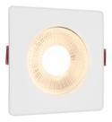 Luminária Spot Led 7w Dicroica Branco Quente Direcionável Embutir Quadrado Bivolt 110/220 Forro Pvc Gesso Sala Quarto Comercio