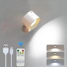 Luminária Spot LED Arandela com Controle Remoto Luz Direcionável