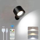 Luminária Spot LED Arandela com Controle Remoto Luz Direcionável