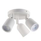Luminária spot led direct mr16 base circular 3x4w - branco Luminária spot led direct mr16 base circular 3x4w - branco