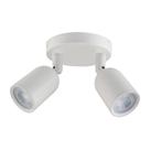 Luminária Spot Led Duplo Direcionável Circular Branco Frio Taschibra