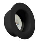 Luminária Spot Redondo Preto Confort 5w 2700k Luz Amarela Deluxe