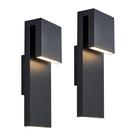 Luminária Tarentlight, pacote com 2 LED 17W 3000K preta