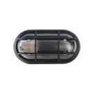 Luminária Tartaruga LED 40w Preto 10x20x9cm - Uso Interno/Externo