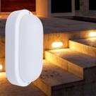 Luminária Tartaruga Led 8w Branco Frio 6500K Bivolt Iluminação Externa para Casa